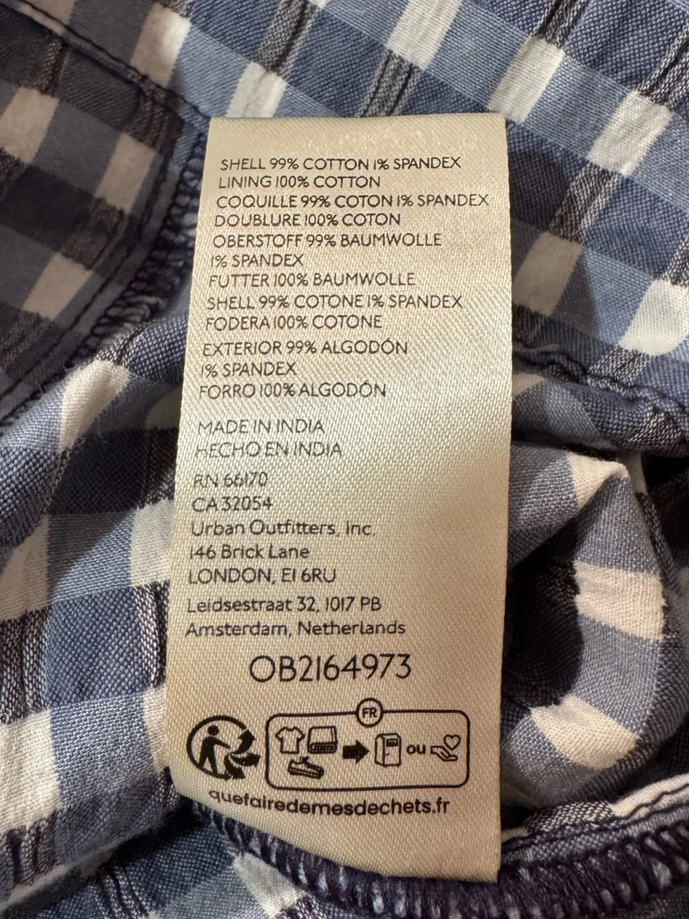 NWT Free People Lucinda Midi Dress in Indigo Combo Plaid Print, Size Medium